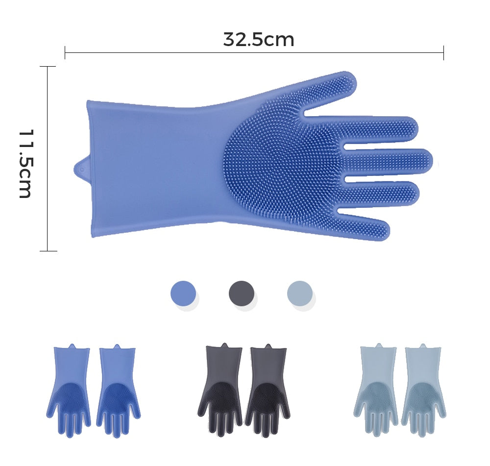 Magic Silicone Washing Gloves – Emmeistar