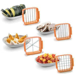 Smart 5-in-1 vegetable dicer - Made of stainless steel