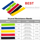 11 or 17 Pcs / Set Latex Resistance Bands