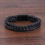 Stylish men's bracelet made of natural stone - Perfect gift