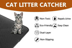 Waterproof cat litter catcher