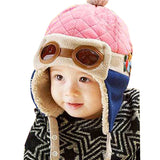 Very cute and warm children cap - Glasses design with earflap