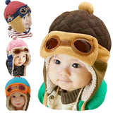 Very cute and warm children cap - Glasses design with earflap