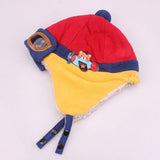 Very cute and warm children cap - Glasses design with earflap