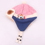 Very cute and warm children cap - Glasses design with earflap