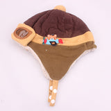 Very cute and warm children cap - Glasses design with earflap