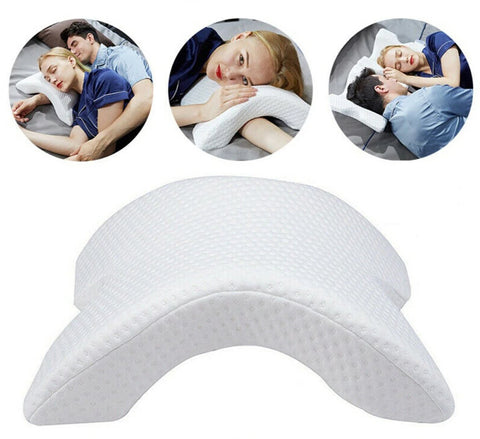 perfect suitable for couples - The curved foam 6 in 1 pillow