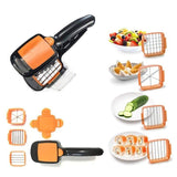 Smart 5-in-1 vegetable dicer - Made of stainless steel