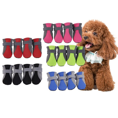 Paw protectors for dogs - 4 pc/set anti-slip protectors